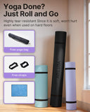 YOTTOY Large Yoga Mat,Non-Slip Workout Mat for Pilates, Fitness, Barefoot, Home Gym Studio with Strap and Towel