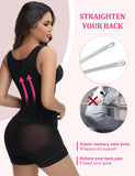 SHAPSHE Waist Trainer for Women, Tummy Control Sports Girdle, Workout Body Shaper with Adjustable Shoulder Strap Black 2XL