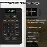 30" Over the Range Microwave Oven, ThermoMate 1.7 Cu. Ft. Capacity Microwave Over the Stove with One Touch, 1000 Cooking Watts, 300 CFM, 10 Power Levels, LED Lighting, Stainless Steel