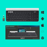 Logitech K780 Multi-Device Wireless Keyboard for Computer, Phone and Tablet – FLOW Cross-Computer Control Compatible – Speckles Logitech