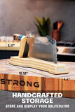 Dalstrong Obliterator Meat Cleaver Knife 9 inch - Wood Stand & Sheath - Resin & Wood Handle Thick Butcher Knife - 9CR18MOV Carbon Steel - Valhalla Series - Heavy Duty Chopping Knife Chef's Knife
