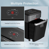 Paper Shredder, 20-Sheet 60 Mins Nonstop Heavy Duty Paper Shredder for Office