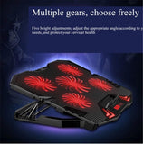 Laptop Cooling Pad Notebook Cooler for Desk and Lap Use Laptop Fan Stand 5 Adjustable Heights