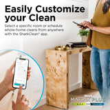 Shark Robot Vacuum & Mop Combo, Powerful Suction, Matrix Plus, 60-Day Debris Capacity, HEPA Bagless Self Empty Base, Sonic Mopping, Home Mapping for Pet Hair - Carpets & Hardfloor, AV2610WA
