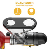 Masticating Juicer Attachment for KitchenAid Stand Mixer, Masticating Juicer, Slow Juicer Attachment for Kitchen Aid with Dual Feed Chute and Push Rod