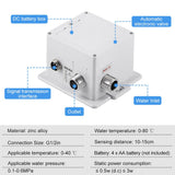 Automatic Sensor Touchless Bathroom Faucet, Motion Activated Hands-Free Basin Tap With Mixer Valve Control Box, Deck Plate