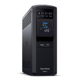 CyberPower CP1500PFCLCD PFC Sinewave UPS Battery Backup and Surge Protector, 1500VA/1000W, 12 Outlets, AVR, Mini Tower, UL Certified