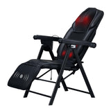 Ezencon Foldable Electric Massage Chair with Heat, Shiatsu, Kneading, Vibration, Full Body Relaxation, Adjustable Backrest & Neck Height,for Dad Mom Women Men