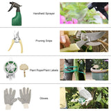 12-Piece Heavy Duty Stainless Steel Gardening Tools Kit with Storage Organizer Handbag & Tool Apron - All-in-One Premium Garden Gift Set for Women/Men