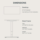 FLEXISPOT E6 3-Stage Dual Motor Electric Standing Desk 55 x 28 Sit Stand Up Desk, Holds 220 lbs, Adjustable Height w/Memory Presets, One-Piece White Desktop & Black Frame, Ships in 2 Boxes