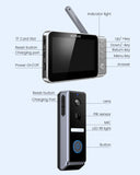 KEPEAK Doorbell Camera Wireless, Video Door Bell Battery with Monitor
