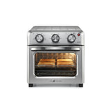 VAL CUCINA 6-in-1 Air Fryer Toaster Oven Combo, Compact 12.7 QT Small Countertop Convection Oven, Fits 9" Pizza & 4 Toast, Hexagon Hybrid Heating, Enamel Baking Pan