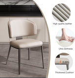 HaufChox Dining Chairs Modern High Backrest Comfortable, Fashion