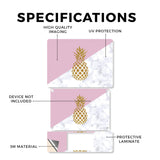 Phone Skin Compatible with Microsoft Surface Laptop 13.8" 8th Edition (2026) - Pretty Pineapple - Premium 3M Vinyl Protective Wrap Decal Cover - Easy to Apply | Crafted in the USA by MightySkins