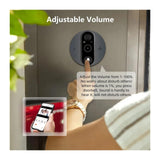 FMDARJXWHCP 3MP Tuya WiFi Doorbell Camera Smart Life Wireless Waterproof(Door Camera 32G)