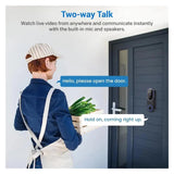 FMDARJXWHCP Smart Wireless Video Doorbell Camera with AI Detection, Night