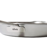 5-Ply Stainless Steel Frying Pan Non Toxic Cookware Stay Cool Handle 11" PFAS, PFOA & PFTE Free, for Cooking Pan Set Alva