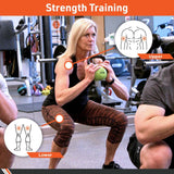 Body Sport Cast Iron Vinyl Coated Kettlebells, 18 lb., Blue – Kettlebell for Weight Lifting – Strength Training Kettlebell – Professional Fitness for Gym & At Home Body Sport