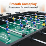 ComeWay 55'' Soccer Table, Large Size Foosball Game Table for Adult, Football Table with Cup Hloders & Sturdy Leg for Game Rooms & Parties