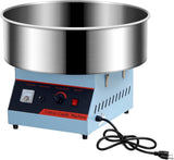 OUKIDR Cotton Candy Machine Commercial, 1050W Electric Cotton Candy Maker with Stainless Steel Bowl and Sugar Scoop, Candy Floss Maker for Kids Birthday, Family Party, Festival, Blue