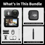 DJI Osmo Nano Vlog Combo (128GB), 4K Wearable Camera, Mic Mini TX Black