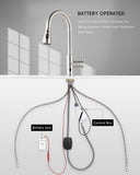 Touchless Kitchen Faucet with Pull-Down Sprayer, Kitchen Sink Faucet Touchless Brushed Nickel APPASO