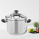 TREMENPOW 42.3QT Stainless Steel Pressure Cooker, 60Kpa Large Steamer Cooking Pressure Canner, Safety Valves, Compatible with Induction and Gas Stovetops for Family or Commercial