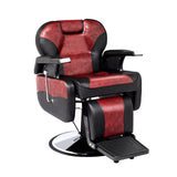 OmySalon Classic Barber Chair Reclining Hair Salon Stylist Chair All Purpose, Heavy Duty Hydraulic Pump, Adjustable Headrest, Tattoo Barbershop Beauty Spa Equipment