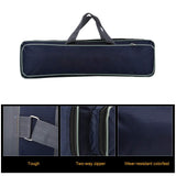 Portable Waterproof Fishing Rod Case Carrier with Reel Storage - Travel Tackle Bag Backpack with Adjustable Strap