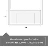 Window Air Conditioner Side Insulated Foam Panel, One-piece Full Surround Insulation BJADE‘S