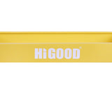 HIGOOD Heavy Duty Service Utility Cart,2 Shelf Steel, 800-Pound Capacity, 35.6 x 18.1x38-Inch Yellow