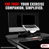 TFD StepTray, Walking Desk Attachment Compatible with Peloton Tread Plus Only, Made in USA, Premium Acrylic Holder, Black