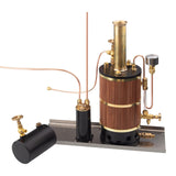 MechPuConToy Steam Engine Model, Vertical Boiler Steam Boiler Model for Ship Steam Engine Model, Physical Science Engine Model Kit for Adults and Teens