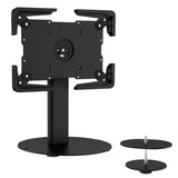 Mount-It! Universal Tablet Countertop Stand, Secure Kiosk Mount, Black