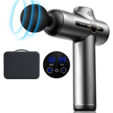 TECJHJZ Massage Gun, Portable Electric Massage Gun/Fascia Gun Suitable for Deep Tissue Muscle Relaxation of The Whole Body, Neck, Back and Legs(Gray)