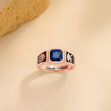 Oseew 2027 Men Class Ring High School Graduation (Rose Gold)