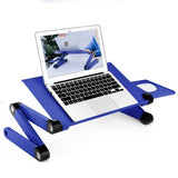 Adjustable Lap Aluminum Laptop Desk for Bed Table Ergonomic Portable