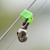 DLOULP Fishing Rod Bites Baits Indicators Alarm Double Alert Bells Accessories Tool Rod Twin Fishing Rod Bells