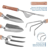 Garden Tool Set, Stainless Steel Gardening Kit, with Large Capacity Garden Tool Bag, Outdoor Hand Tools