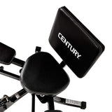 Century Versaflex 2.0 Stretching Machine Black | Heavy-Duty Steel Construction with Supportive Backrest | Adjustable Leg Stretch Trainer for Flexibility, Splits & Range of Motion | Home Gym Equipment