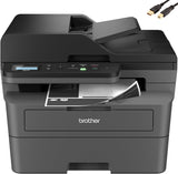 Brother DCP-L26 Series Wireless Monochrome 3-in-1 Laser Printer, 36 ppm in Black, 250 Sheets