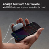 Solo Buds - Wireless Bluetooth Earbuds | 18 Hours of Battery Life | Apple & Android Compatibility, Transparent Red Beats