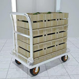 Heavy Duty Foldable Push Cart Dolly Industrial Utility Easy