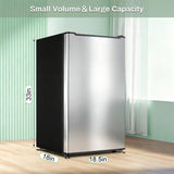 Mini Upright freezer 3.6 Cu.Ft Mini Freezer with Reversible Stainless Door