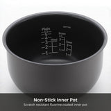 TIGER JAX-T10U-K 5.5-Cup (Uncooked) Micom Rice Cooker and Warmer with Tacook Food Steamer Cooking Tray Technology and 10 Auto-Cook Settings, Stainless Steel Black