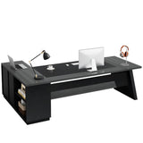 Tribesigns L-Shaped Executive Desk, 78-Inch Modern Office Desk with Drawers and Lateral File Cabinet