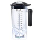 CRANDDI Spare Cup for K90, 80oz Blender Container, 2200ml Pitcher Jar with Long Blade Assembly, Quiet Blender Replacement Spare Part