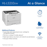 Business Monochrome Laser Printer with Duplex Printing, Versatile PaperHandling, Wireless and Gigabit Ethernet Networking, and Mobile Printing