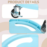 Seenelling 4 Pcs Abdominal Exercise Roller Wheel Abdominal Exercise Sliders for Core Workout AB Wheel Exercise Board Abdominal Board Trainer for Abdominal Core Strength Training, AB Workout Equipment