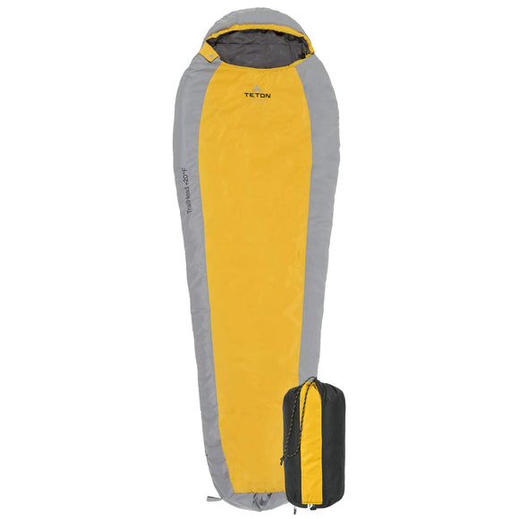 TETON Sports Trailhead, 20 Degree Sleeping Bag; Lightweight, Warm Mummy Sleeping Bag, Camping, Backpacking, Hiking TETON Sports